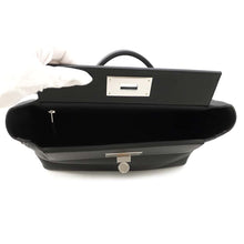 Load image into Gallery viewer, HERMES 24/24 Sac Van Quatre Black Togo Leather Swift Leather Size 29
