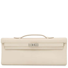 将图像加载到图库查看器中，HERMES Kelly cut Parchement Swift Leather
