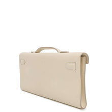 将图像加载到图库查看器中，HERMES Kelly cut Parchement Swift Leather
