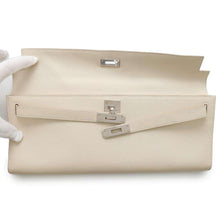 将图像加载到图库查看器中，HERMES Kelly cut Parchement Swift Leather
