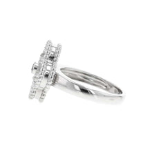 Load image into Gallery viewer, Van Cleef &amp; Arpels Vintage Alhambra Ring Size 49/#9VCARF48949/VCARF48900 18K White Gold
