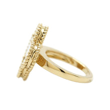 Load image into Gallery viewer, Van Cleef &amp; Arpels Magic Alhambra Ring Size 51/#11VCARF78950/VCARF78900 18K Yellow Gold
