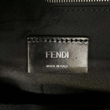 将图像加载到图库查看器中，FENDI Monster Bag Bugs Backpack Black/Yellow7VZ012 Nylon Leather
