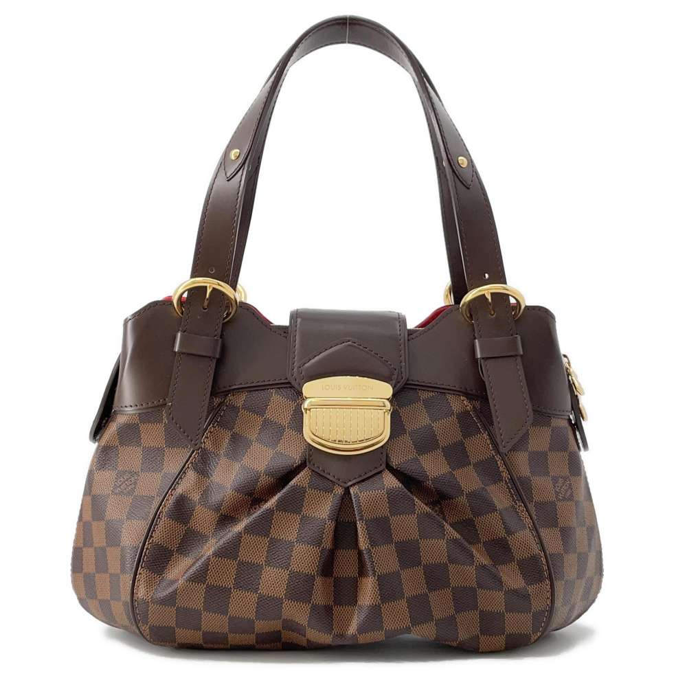 LOUIS VUITTON Sistina RedN41542 Damier Ebene Canvas Size PM