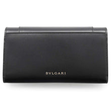 将图像加载到图库查看器中，BVLGARI Serpenti Forever Large Wallet Black294391 Calf Leather
