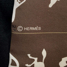 Load image into Gallery viewer, HERMES Twilly HERMES Parade Marron/Grease/Orange Silk100%
