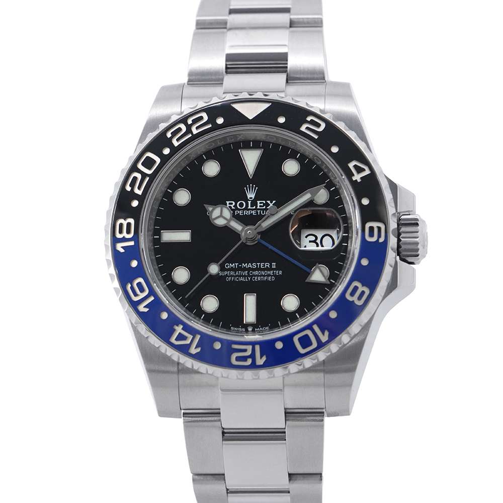 ROLEX GMT MasterII W40mm Stainless Steel Black Dial126710BLNR