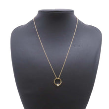 将图像加载到图库查看器中，TIFFANY&amp;Co. T Square Necklace 18K Yellow Gold
