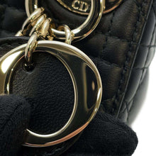 Load image into Gallery viewer, Dior Lady Dior Canage Black Lambskin Size micro
