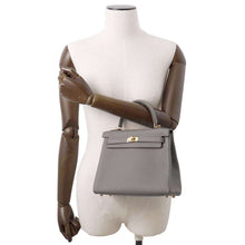 Load image into Gallery viewer, HERMES Kelly Retourne Etain Togo Leather Size 25
