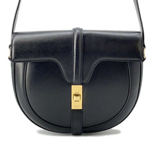 将图像加载到图库查看器中，CELINE Busas 16 Shoulder Bag Black189193BEY Calf Leather Size Medium
