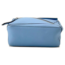 将图像加载到图库查看器中，LOEWE Puzzle Bumbag Light BlueB510P35X09 Leather Size Small
