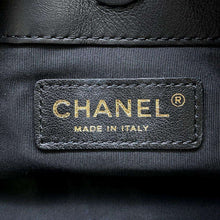 将图像加载到图库查看器中，CHANEL CC Logo Shopping Bag BlackAS2973 Lambskin
