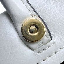 Load image into Gallery viewer, MIUMIU Logo embossed 2-way handbag White5BA243 Leather
