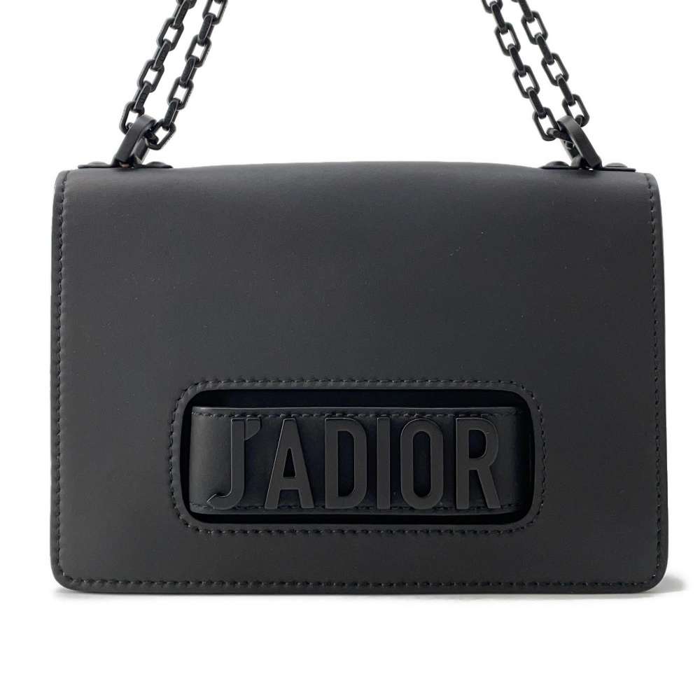 Dior JADIOR ChainShoulder Bag Black Leather