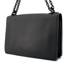 将图像加载到图库查看器中，Dior JADIOR ChainShoulder Bag Black Leather
