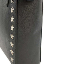 Load image into Gallery viewer, JIMMY CHOO Pegasi StarStudded 2WAYTote Bag Black Leather
