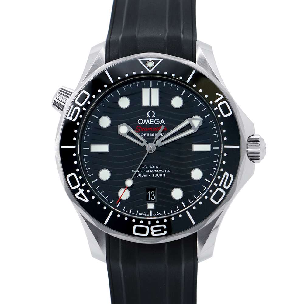 OMEGA Seamaster Diver 300M W42mm Stainless Steel Rubber Black Dial210.32.42.20.01.001