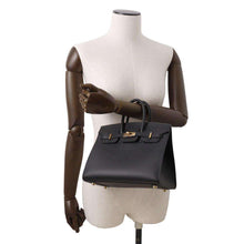 Load image into Gallery viewer, HERMES Kelly Sellier Black Epsom Size 25
