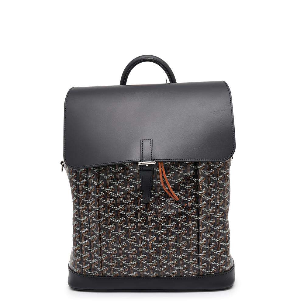 GOYARD Alpan Backpack BlackALPIN2MMLTY01CL01P PVC Leather Size MM