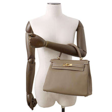 Load image into Gallery viewer, HERMES Kelly Retourne Etoupe Taurillon Clemence Size 28
