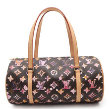 将图像加载到图库查看器中，LOUIS VUITTON Papillon Brown/PinkM95753 Monogram Watercolor Size 30
