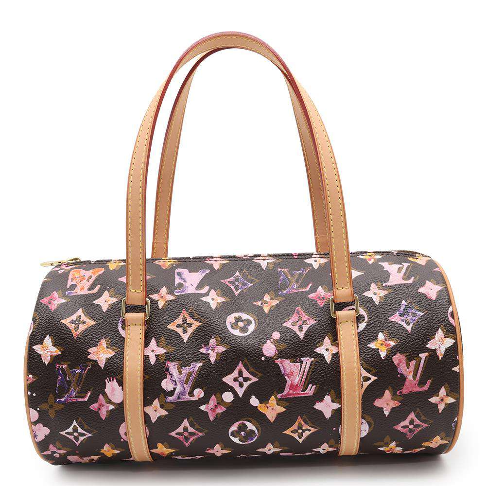 LOUIS VUITTON Papillon Brown/PinkM95753 Monogram Watercolor Size 30