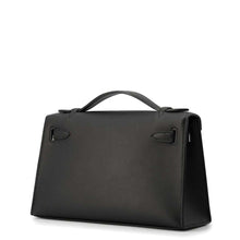 Load image into Gallery viewer, HERMES PochetteKelly Black Swift Leather
