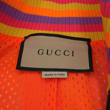 将图像加载到图库查看器中，GUCCI Jumbo GG Technical Jersey Zip Jacket Size L Navy/Multicolor701623 Polyester55% Cotton45%
