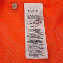 将图像加载到图库查看器中，GUCCI Jumbo GG Technical Jersey Zip Jacket Size L Navy/Multicolor701623 Polyester55% Cotton45%
