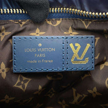 将图像加载到图库查看器中，LOUIS VUITTON Maxi Multi-Pochette Accessoires Navy/SilverM21057 Recycled MetallicNylon
