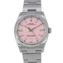 将图像加载到图库查看器中，ROLEX Oyster Perpetual 36 W36mm Stainless Steel Candy pink Dial126000
