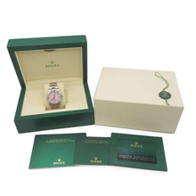 将图像加载到图库查看器中，ROLEX Oyster Perpetual 36 W36mm Stainless Steel Candy pink Dial126000
