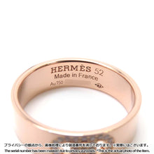 Load image into Gallery viewer, HERMES H Dunkle Ring PM Size 52/#12 PM 18K Pink Gold
