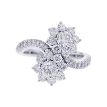 Load image into Gallery viewer, HARRY WINSTON Sunflower Twin Ring Size Approximately 11FRDPTW003SF Pt950
