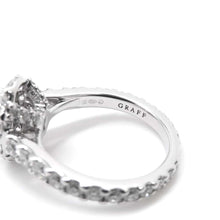 将图像加载到图库查看器中，GRAFF Icon Oval Diamond Engagement Ring Size Approximately No. 6 18K White Gold
