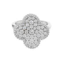 将图像加载到图库查看器中，Van Cleef &amp; Arpels Magic Alhambra Ring Size 59/#19VCARN9WU59/VCARN9WU00 18K White Gold
