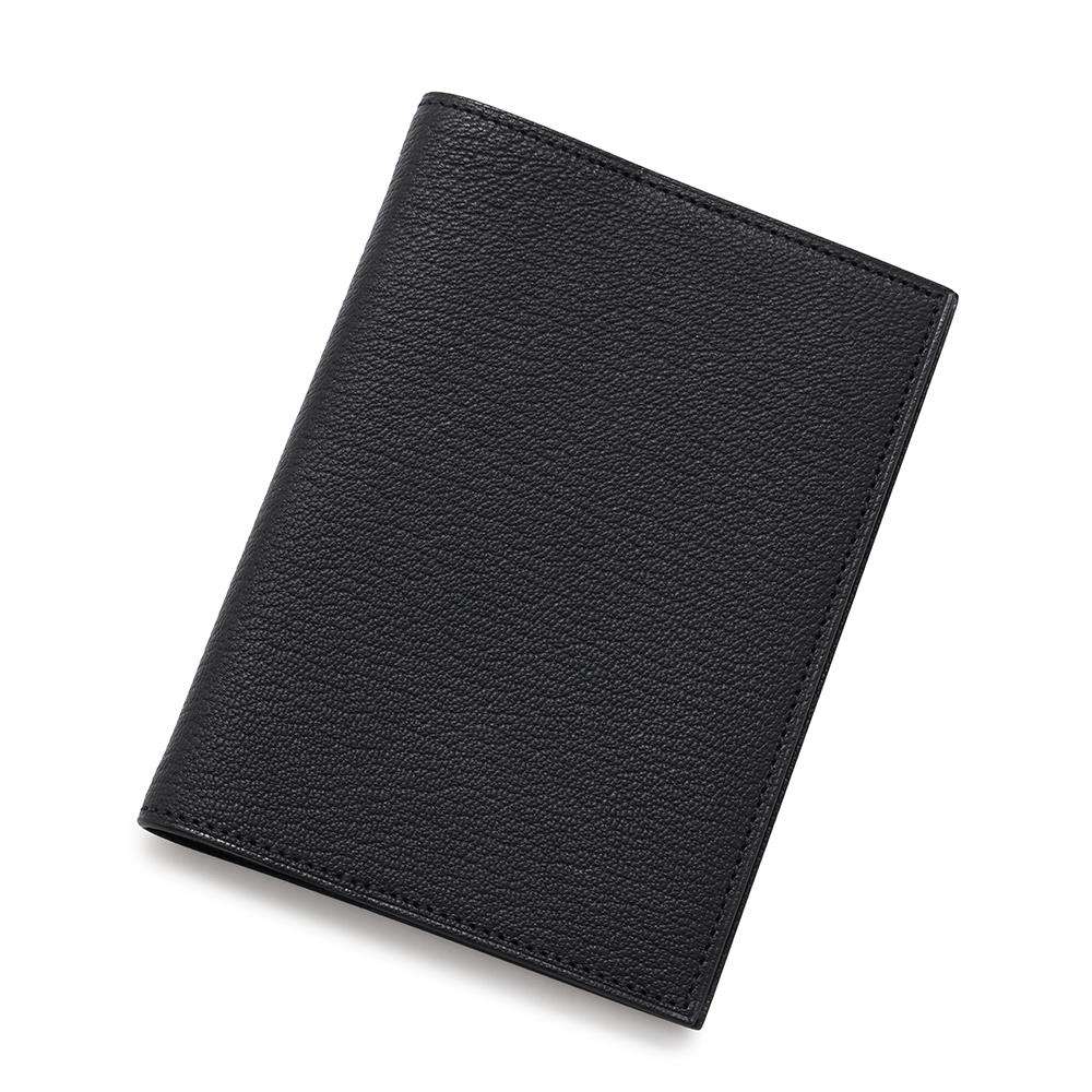 HERMES Agenda Cover Black Chevre Myzore Goatskin Size GM