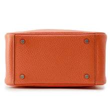 将图像加载到图库查看器中，HERMES Lindy Orange Field Taurillon Clemence Size Mini
