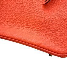 Load image into Gallery viewer, HERMES Lindy Orange Field Taurillon Clemence Size Mini
