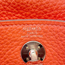 Load image into Gallery viewer, HERMES Lindy Orange Field Taurillon Clemence Size Mini
