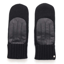 将图像加载到图库查看器中，HERMES Gloves [Dinan] Size L Black Cashmere Leather
