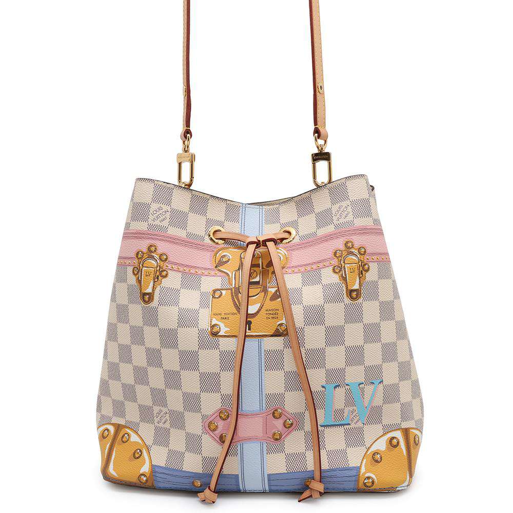 LOUIS VUITTON Neonoe BeigeN41066 Damier Azur Summer Trunk Collection