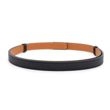 将图像加载到图库查看器中，HERMES Kelly belt Black Epsom
