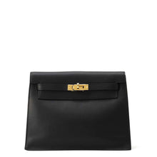 将图像加载到图库查看器中，HERMES Kelly dance 2 Black Swift Leather
