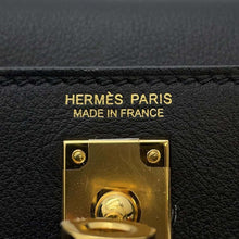 将图像加载到图库查看器中，HERMES Kelly dance 2 Black Swift Leather
