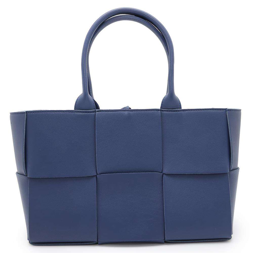 Bottega Veneta Arco Tote Bag Blue652867 Lambskin Size Small