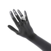 Load image into Gallery viewer, CARTIER Le Beze du Dragon Ring Size 51/#11 18K White Gold
