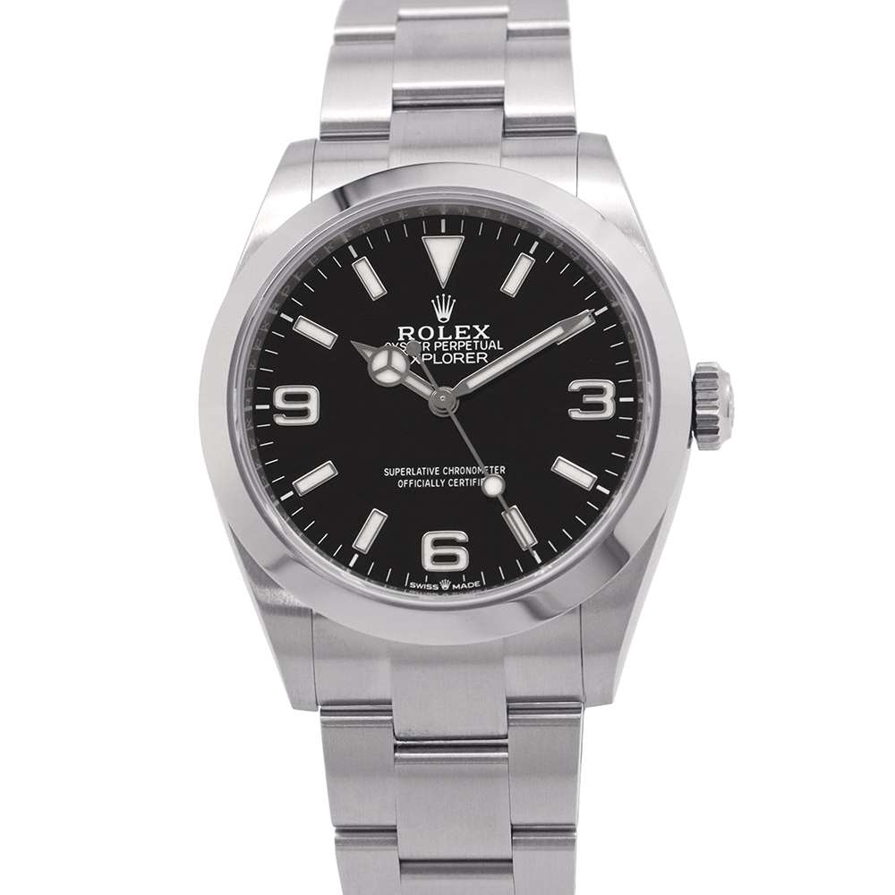 ROLEX ExplorerI W40mm Stainless Steel Black Dial224270