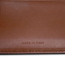 Load image into Gallery viewer, CELINE Small flap wallet Triomphe Brown/Dark Brown10D782GEB.14ML Tartan Textile/Calf Leather
